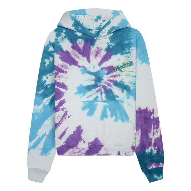Official Maverick Carter Shop Make Spring Hill Clothing Store Tie-Dye Love Is Solidarity Asw Pull Over Hoodie Tie Dye Mavcarter SpringHill