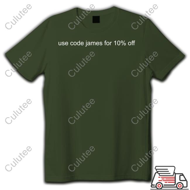 James Charles Use Code James For 10% Off Shirt