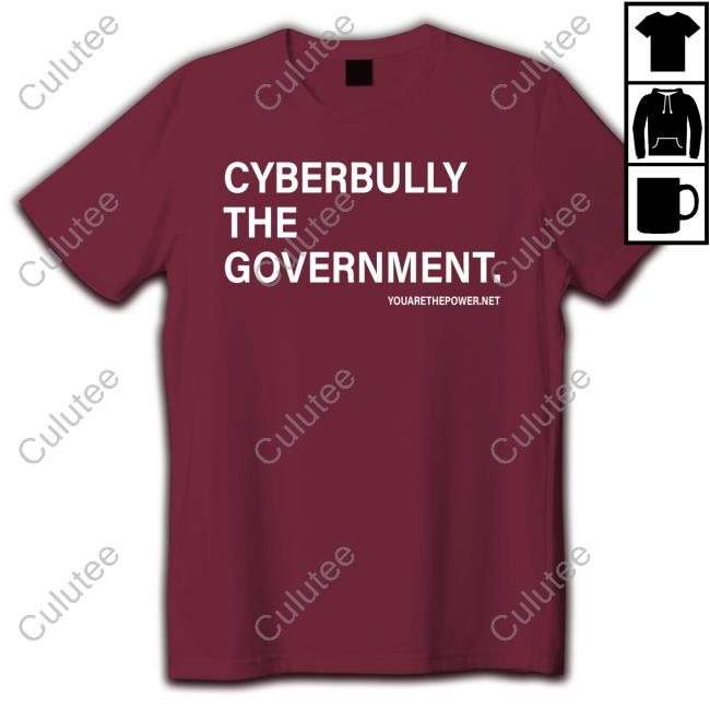 Official Cyberbully The Government. Hooded Sweatshirt
