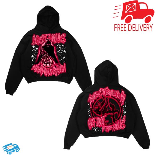 Official Lostinthehills x Youngboy Lost In The Hills Mohawk Popover Hoodie