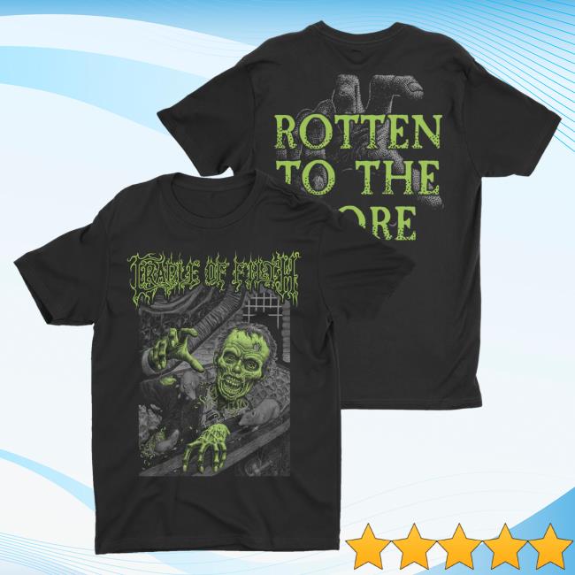 Official Night Shift Merch Indie Merch Store Cradle Of Filth - Rotten To The Core New Shirt NightShiftMerch IndieMerchStore