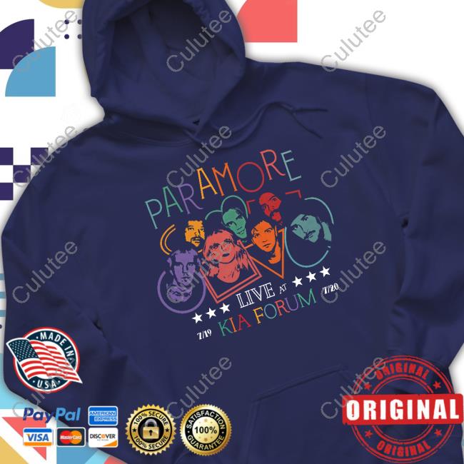 Official Paramore Live At Kia Forum Shirt