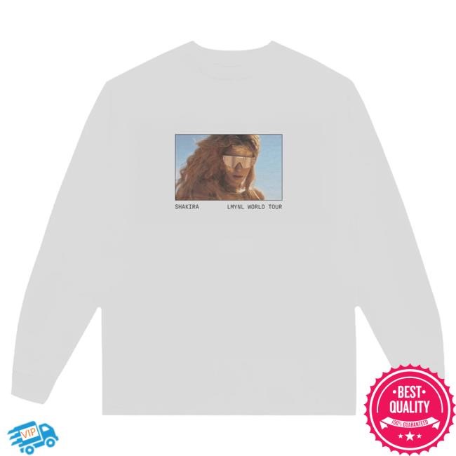 Official Shakira Merch Store Shakira LMYNL World Tour Sunglasses Long Sleeve Tshirt