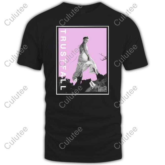 Official Pink Spage Store Trustfall Limited Edition Cd Shirt