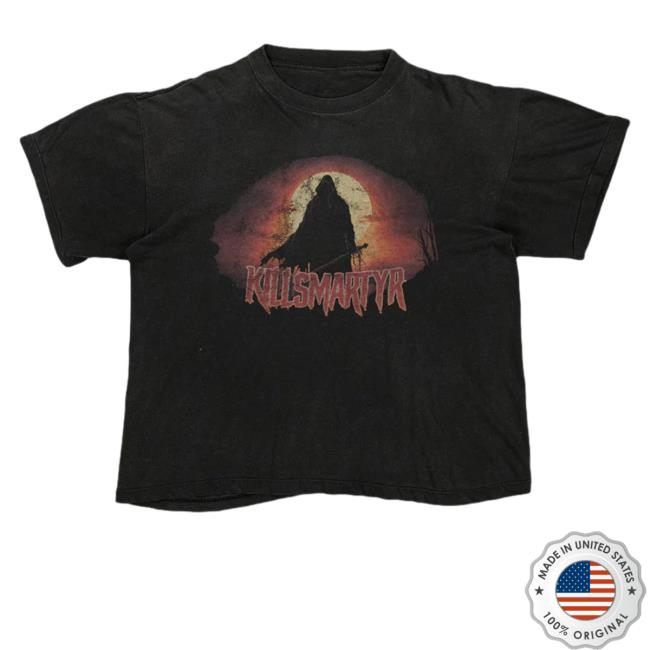 Official Killsmartyr Merch KillSMartyr Reaper Sunset Shirt