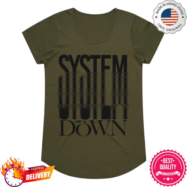 Official System Of A Down Clothing Merch Store Shop System Of A Down System Ripple Ladies New Shirt SystemOfADown