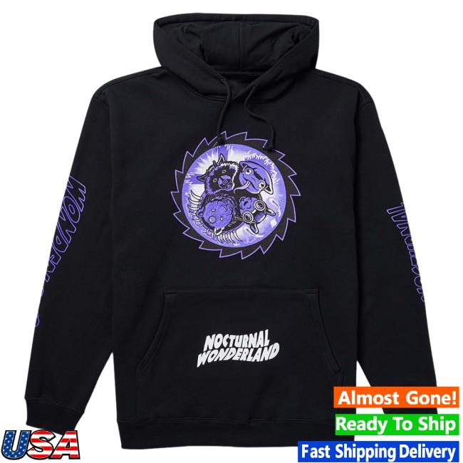 Official Insomniac Shop Merch Store InsomniacShop The Nocturnals Wonderland Lineup Crewneck Sweatshirt