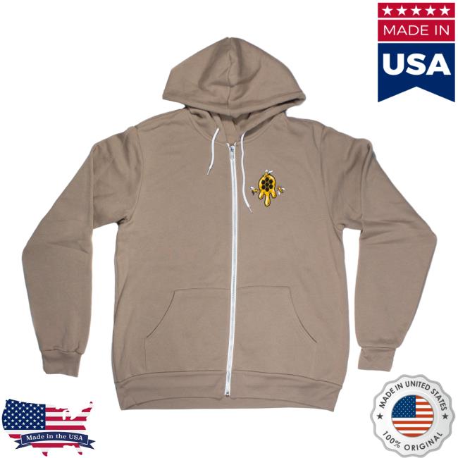 Slinger Apparel Store Shop Honey Girl Zip Up Hoodie Tan Pyroscopic