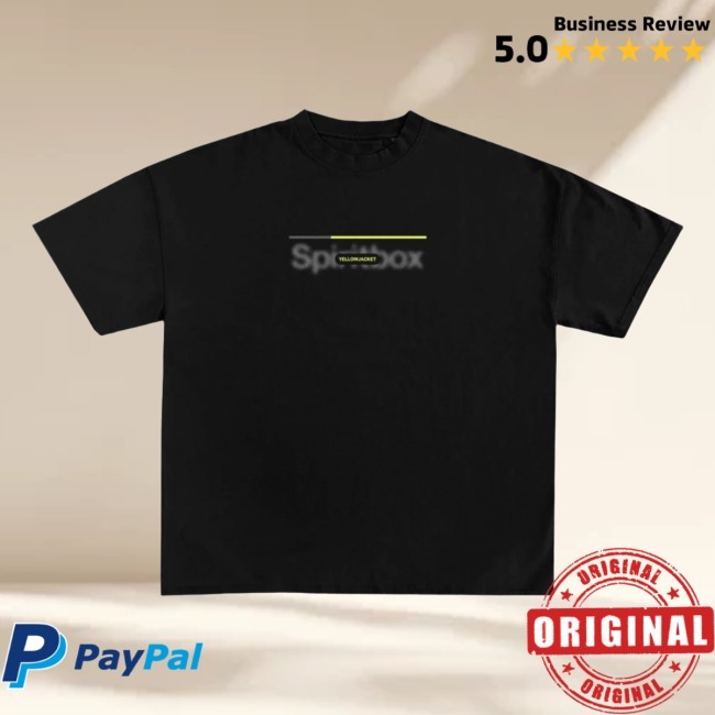 Yellow Jacket Black Tee Shirt Spirit Box