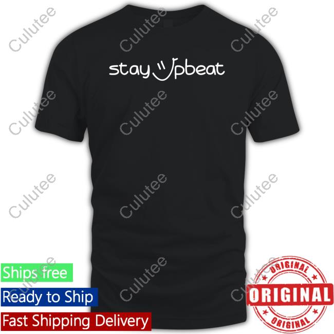 Team Balmert Merch Stay Upbeat Black Shirts