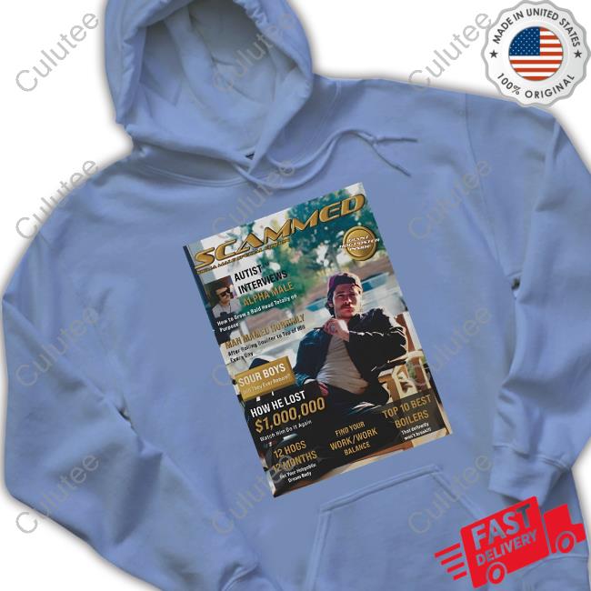 Sour Boys Merch Scammed Gold Crewneck Sweatshirt