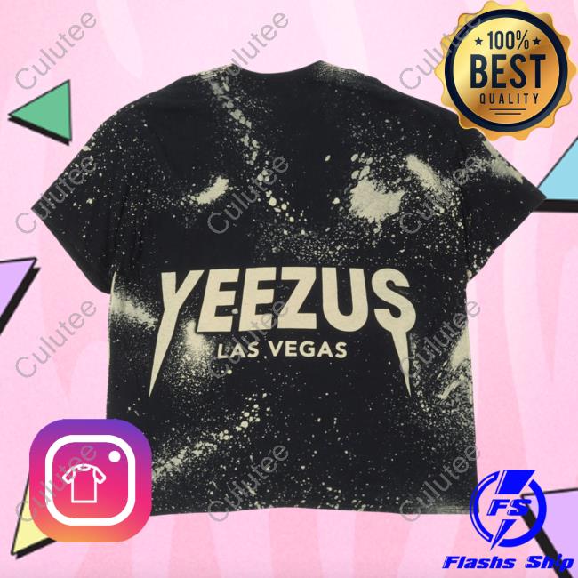 Official Justin Reed Kanye West Yeezus Las Vegas Space Lady Merch Tees Black Justinreed