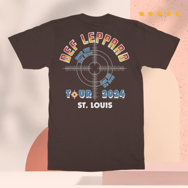 St Louis, MO 2024 Tour Tee - Def Leppard Official Store