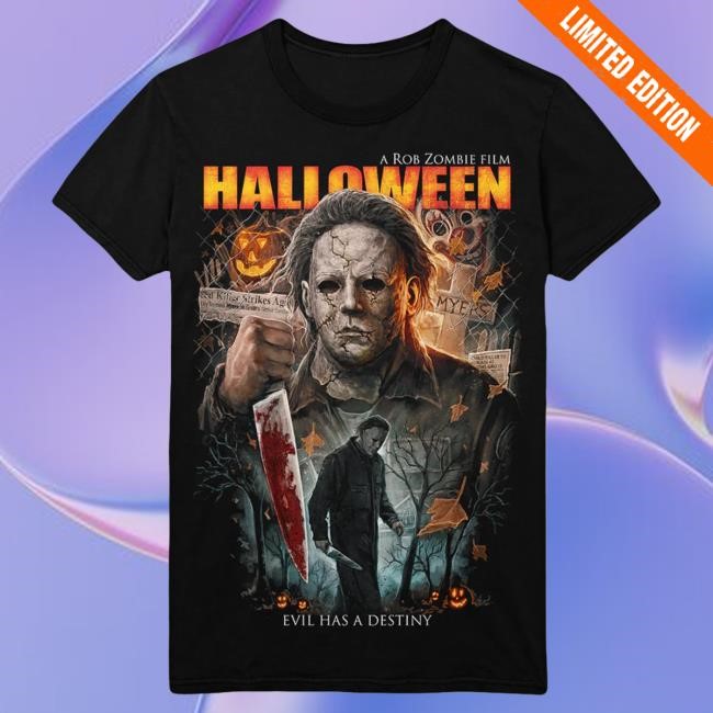 Official Gutter Garbs Rob Zombie Shop Rob Zombie's Halloween: Trick or Treat Shirt