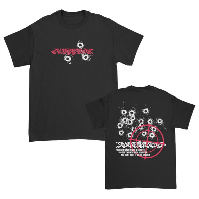 Official Kings Road Merch Store Clipping Shooter Popover Shirt (Black) Kings Road Shop Clipping.