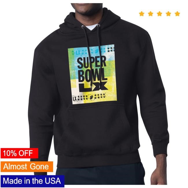 NFL Football NFL Super Bowl LX Concrete Dreams Hoodie Game