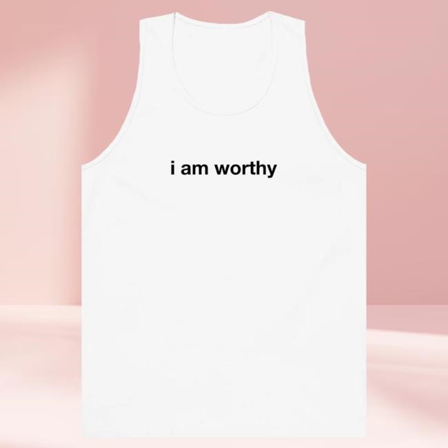 Official Selena Gomez Merch Store Selena Gomez I Am Worthy Tank Top Shirt Selena Gomez Apparel Clothing Shop SelenaGomez