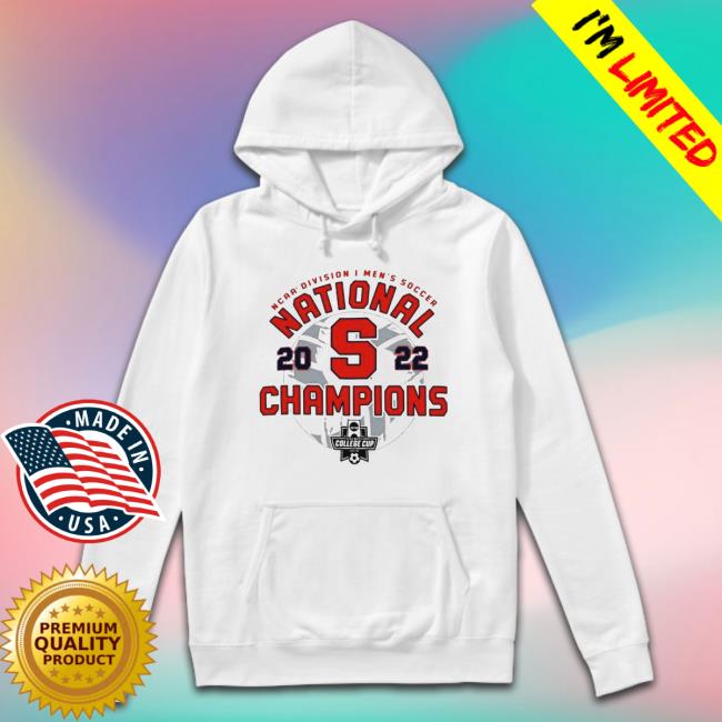 Official Syracuse Orange Fanatics Branded 2022 NCAA Men's Soccer National Champions Locker Room Hoodie