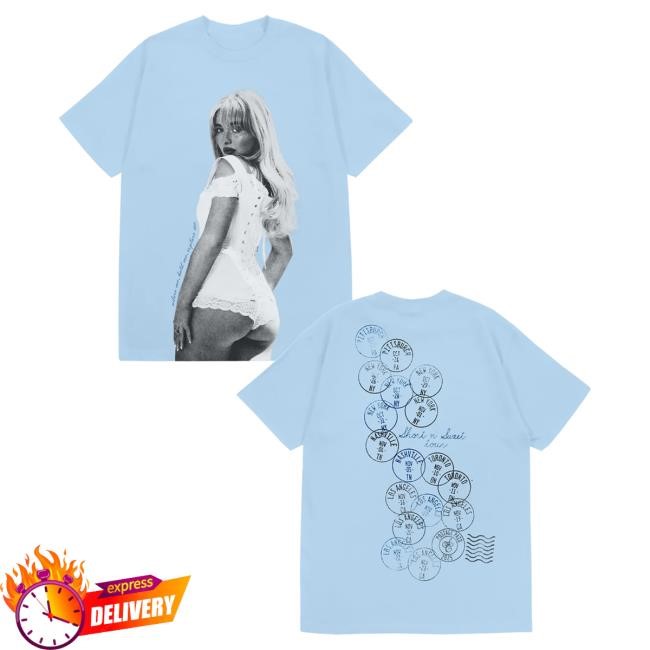 Official Sabrina Carpenter Merch Store Short n' Sweet Adore Me Residency Shirt