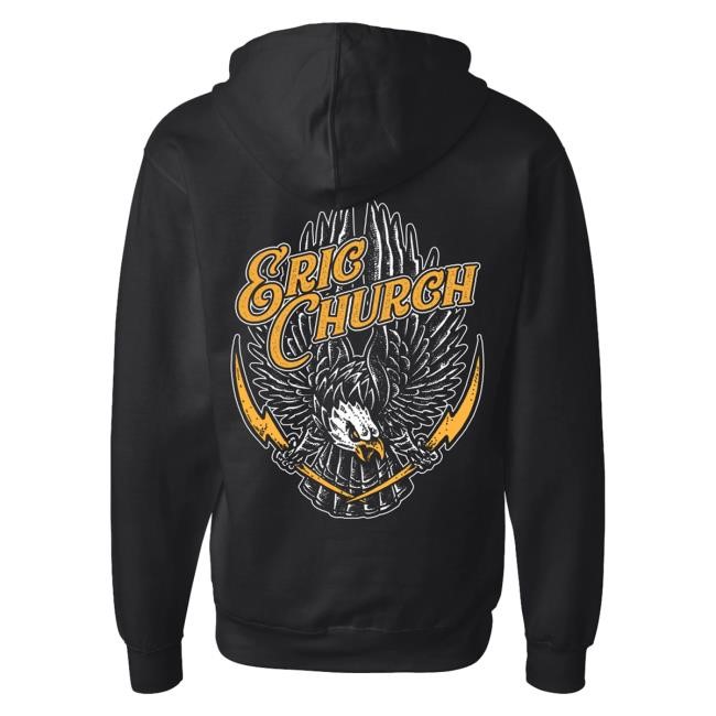 Eric Church The Eagle & Bolt Zip Hood | Eric Church Official Merch Store Shop