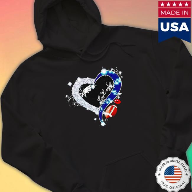 Diamond Heart Go Eagles T-shirt Diamond Heart Go Eagles Shirt