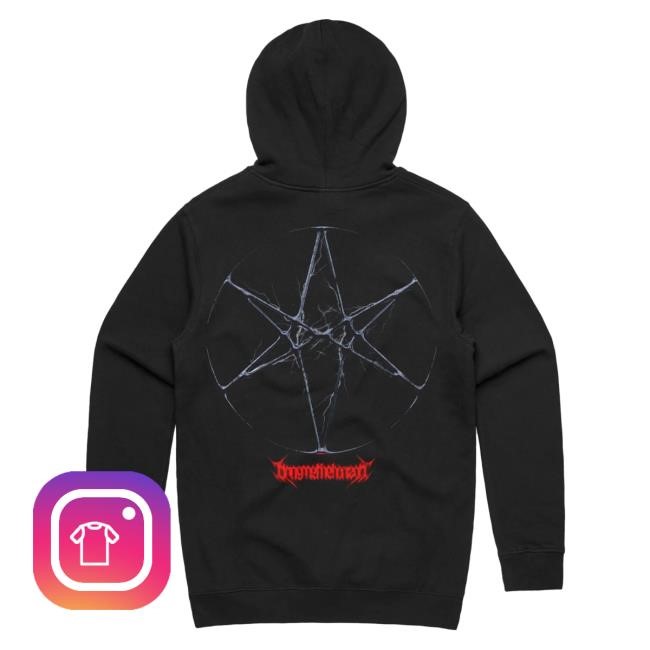 Official Bring Me The Horizon Merch Store Skull Black Hoody BMTH