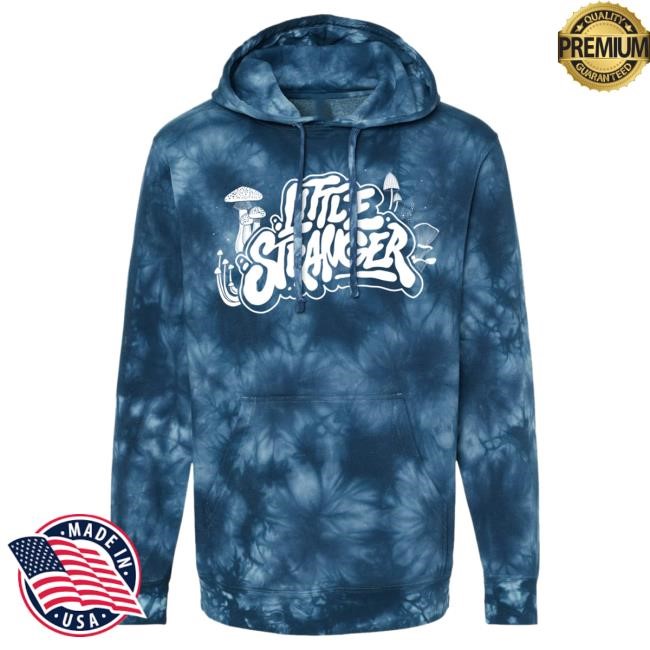 Official Little Stranger Merch Little Stranger LS Shroom Logo Tie Dye Hoody - Navy