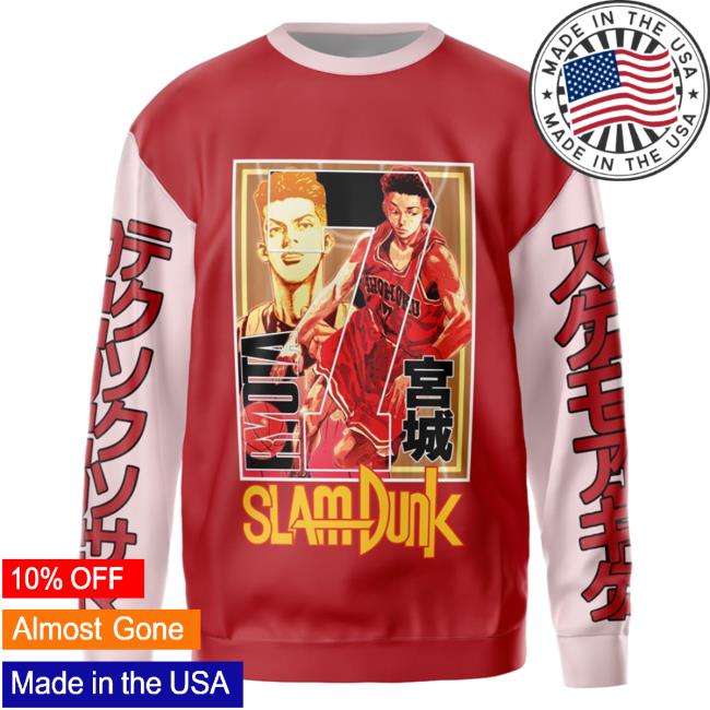 Official Anime Ape Clothing Ryota Miyagi Slam Dunk Streetwear AOP Hooded Sweatshirt 3D All Over Print Animeape