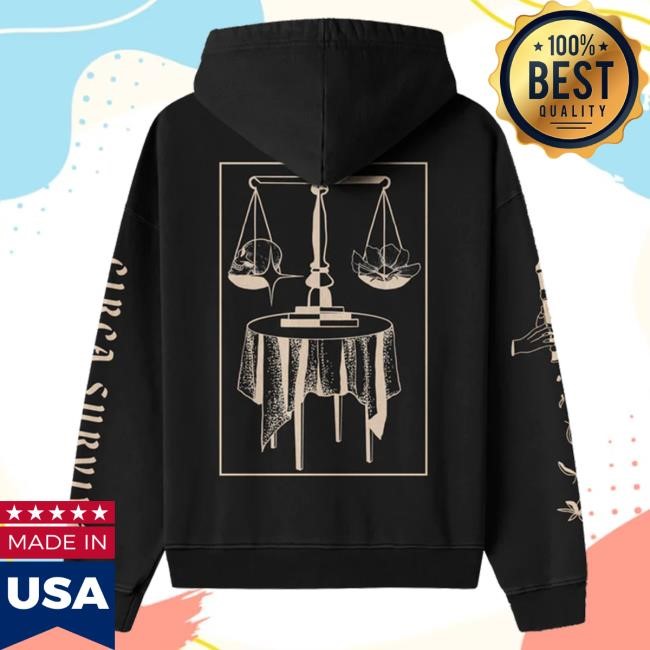 Circa Survive Flute Zip Hoodie Circa Survive Blue Sky Noise
