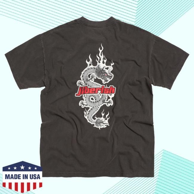 Official Jiberish Clothing Merch Draco T-Shirt Black