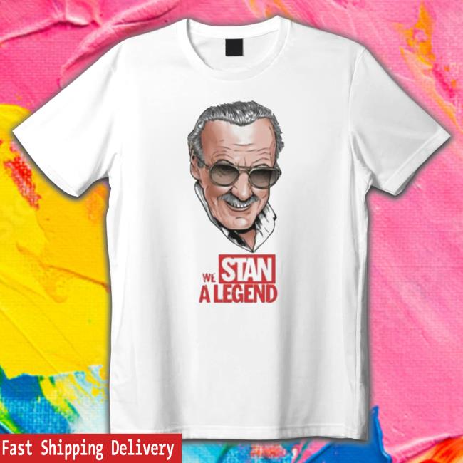 Official We Stan A Legend Stan Lee Long Sleeve Shirt