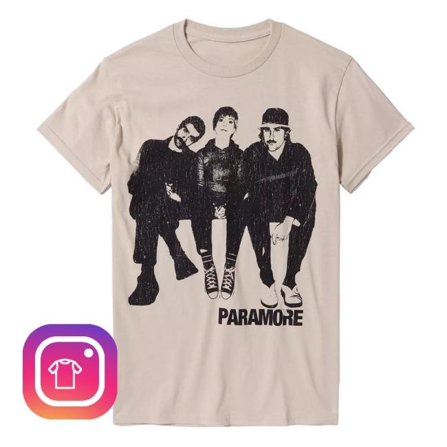Paramore Group Photo Short Sleeve Shirt