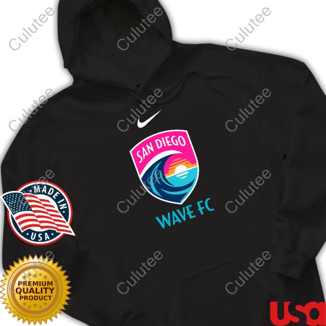 Official San Diego Wave Fc Logo Tee Shirt