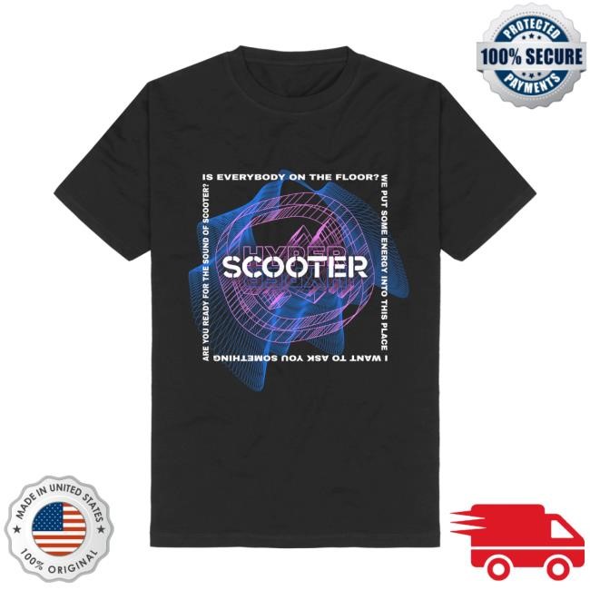 Everybody On The Floor Tee - Scooter Merch & Clothing Store Scooter Band Apparel Shop