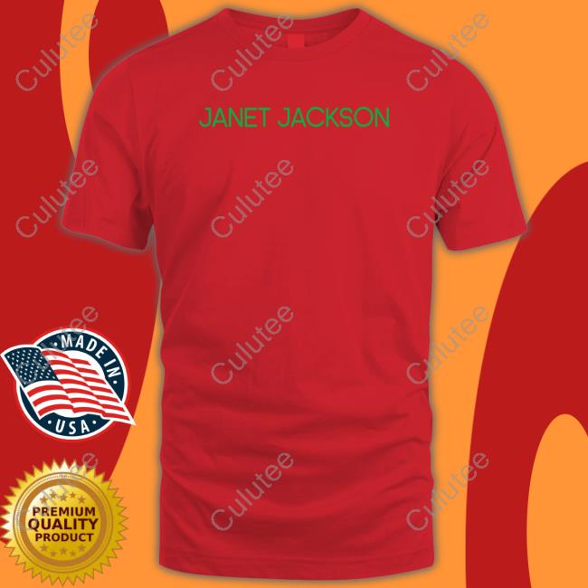 Janet Jackson White Sketch Shirts