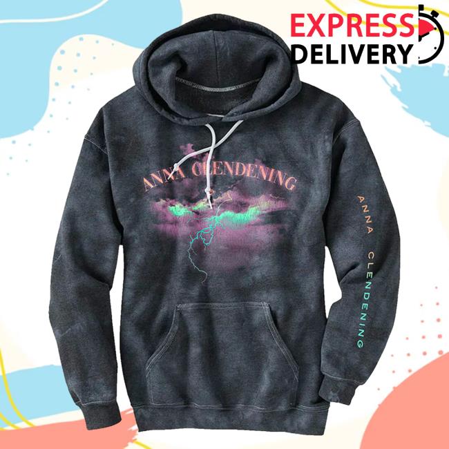 Official Wmg Group Warner Music Store Anna Clendening Merch Lightning Hooded Sweatshirt