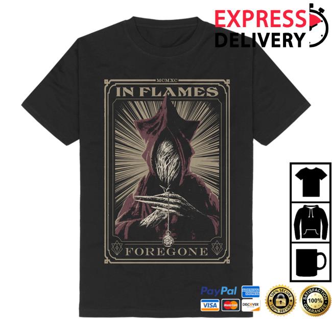 Official In Flames Foregone Tarot Tee Shirt