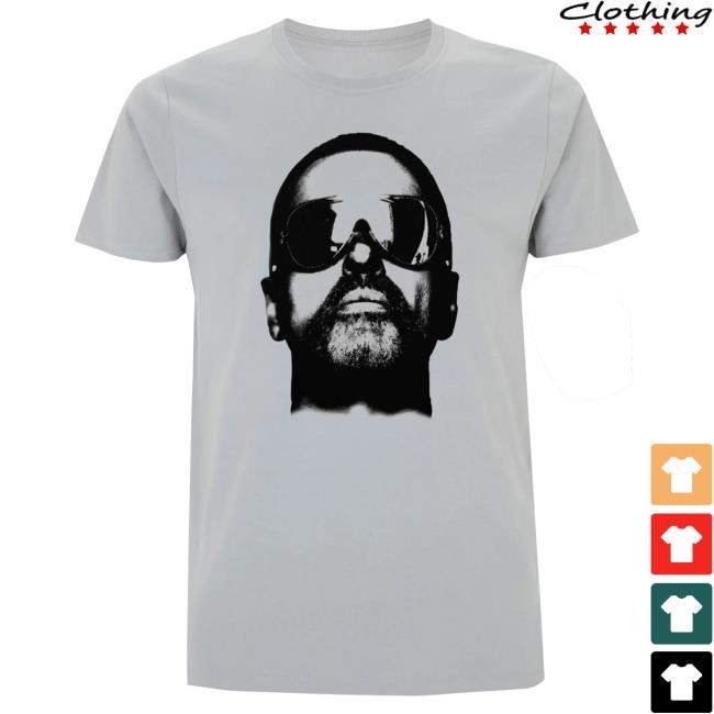 Official George Michael Merch Store George Michael Mono Shirt (Grey)
