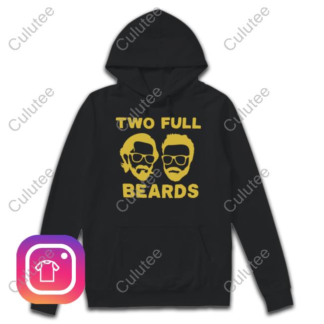 Official Hello 2 Full Beards Black T-Shirt