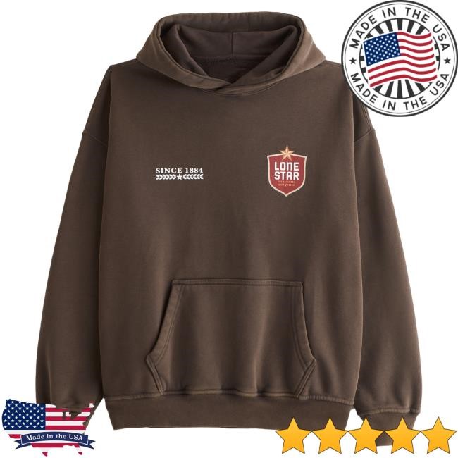 Official Abercrombie And Fitch Store Lone Star Beer Graphic Hood