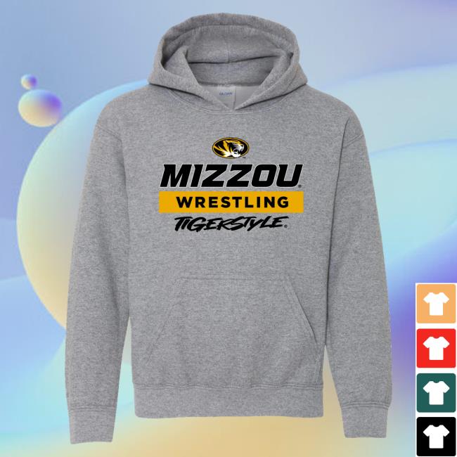 Official Mizzou Cotton Bowl Merch Mizzou Tigers Youth Tiger Style Oval Tiger Head Grey Cap