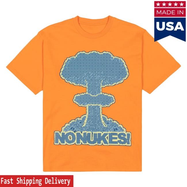 Official Tyler The Creator Merch Store No Nukes Pixel Top Shirt By Golf Wang