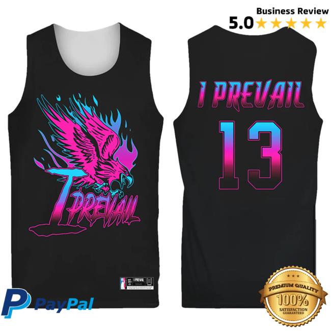 Official I Prevail Merch Store I Prevail Flaming Eagle Basketball Jersey T Shirt I Prevail Apparel Clothing Shop IPrevail