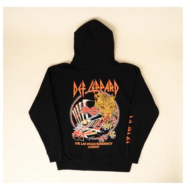 Fan Edition Def Leppard Live Las Vegas Zip Hoodie