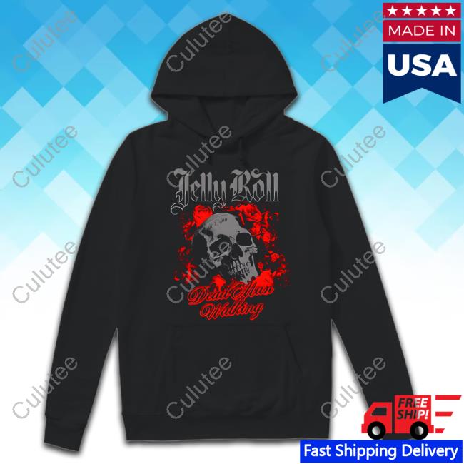 Limited Edition Black Floral Skull Tees Jellyroll615 Store