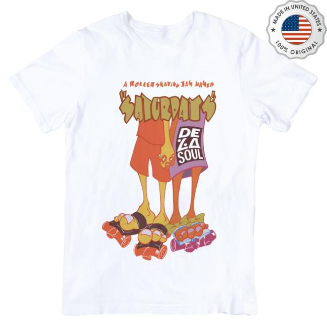 Official Wearedelasoul De La Soul Roller Skating Jam Tee
