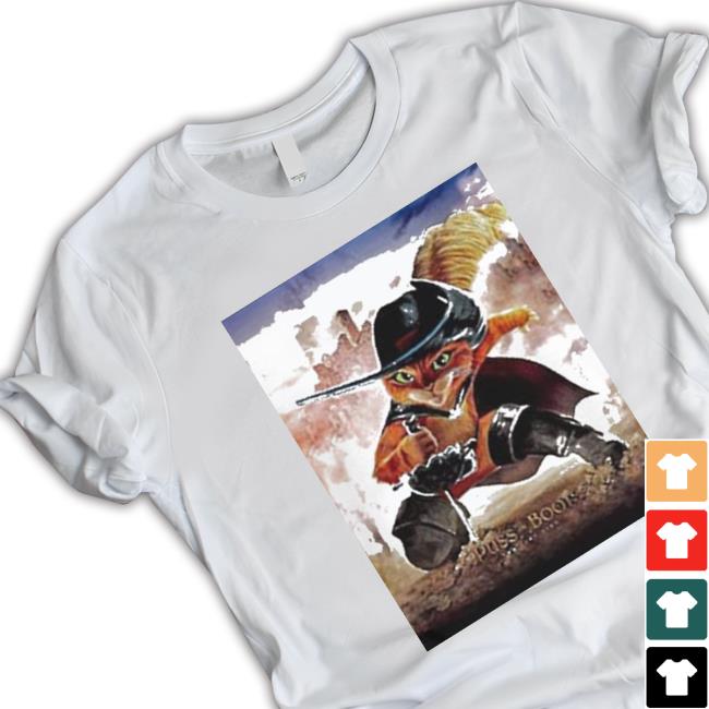 Official Puss In Boots The Last Wish Movie Poster Crewneck Sweatshirt