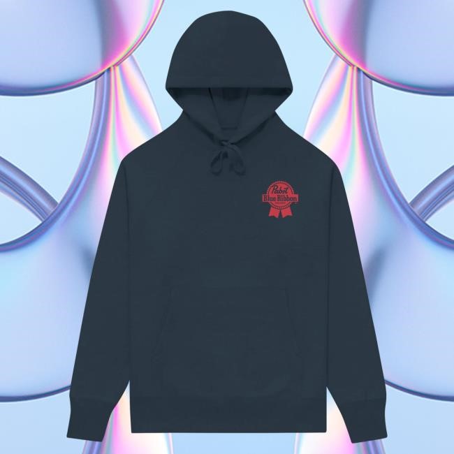 Official Pabst Blue Ribbon Pabst Blue Ribbon Navy Hood
