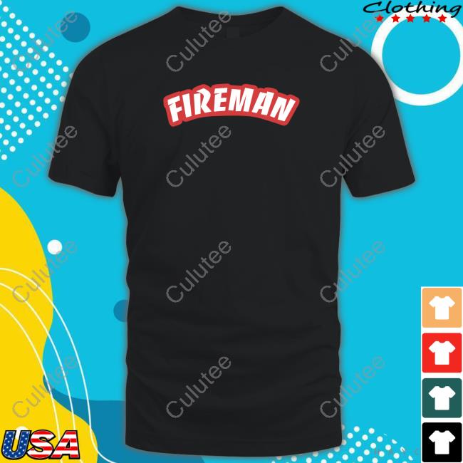Official Fireman Superhero Merch Fireman Hoodie