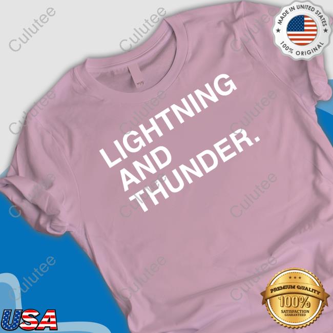 Lightning And Thunder Shirt Obvious Shirts